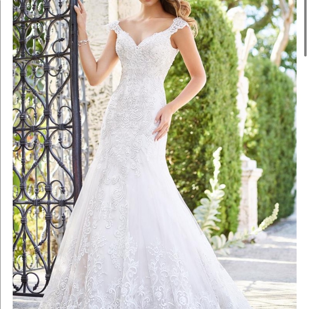 NWT Martin Thornburg Wedding Dress Carina 218222 Size 14
